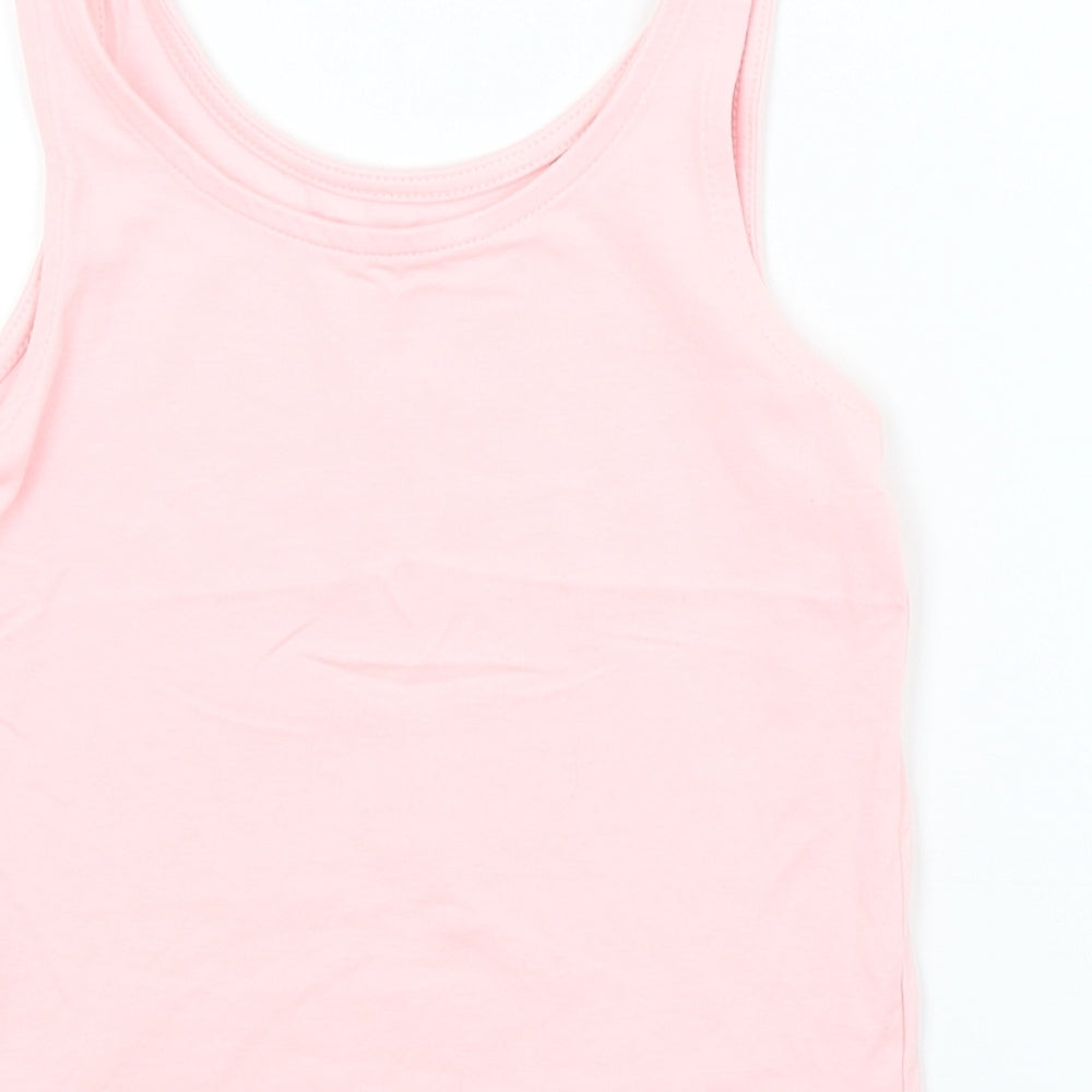 George Girls Pink   Basic Tank Size 8-9 Years