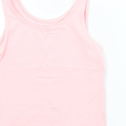 George Girls Pink   Basic Tank Size 8-9 Years