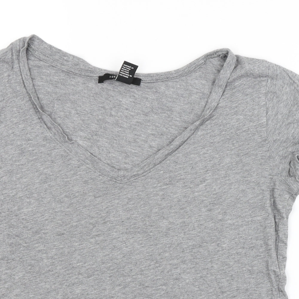 FOREVER 21 Womens Grey   Basic T-Shirt Size S
