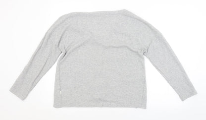 Womens UK Size 10 LOVE TO LOUNGE Grey Cardigan Jumper