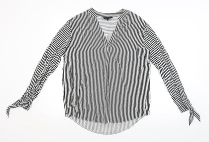Womens UK Size 8 New Look Multicoloured Basic Blouse