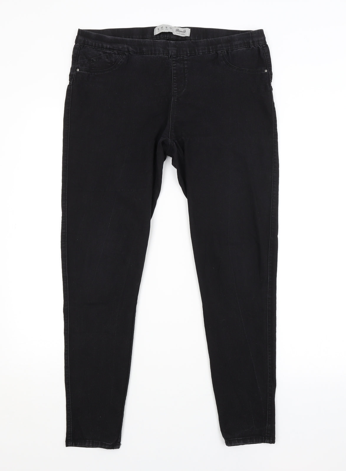 DENIM CO. Womens Black   Jegging Jeans Size 14 L28 in