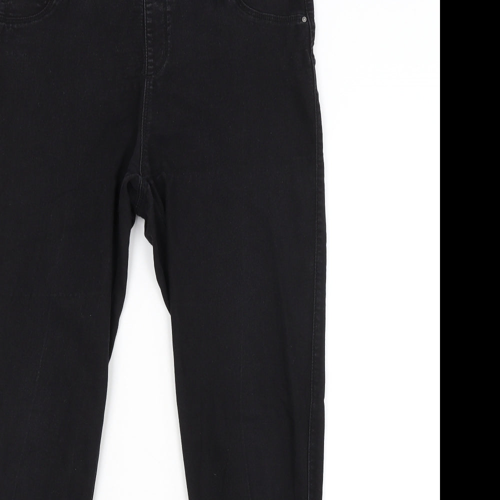 DENIM CO. Womens Black   Jegging Jeans Size 14 L28 in