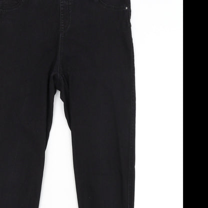 DENIM CO. Womens Black   Jegging Jeans Size 14 L28 in