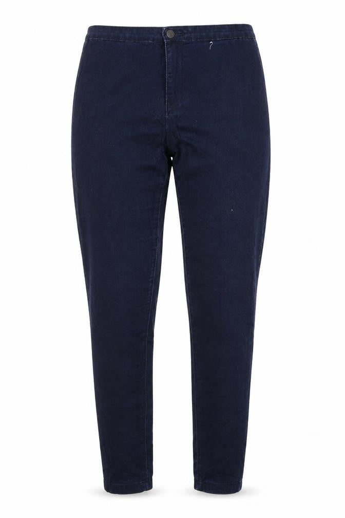 Front view of DENIM CO. women’s blue jegging jeans, size UK 12, 29-inch leg