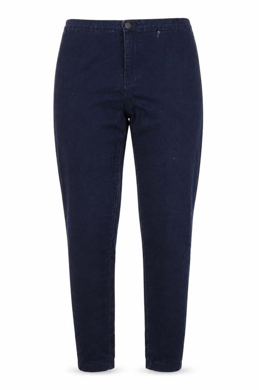 Front view of DENIM CO. women’s blue jegging jeans, size UK 12, 29-inch leg