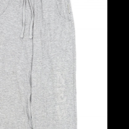 LOVE TO LOUNGE Womens Grey   Sweatpants Trousers Size 10 L27 in