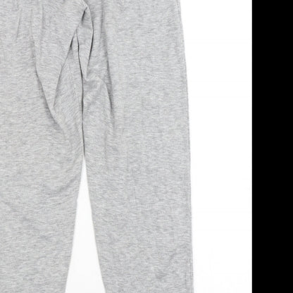 LOVE TO LOUNGE Womens Grey   Sweatpants Trousers Size 10 L27 in