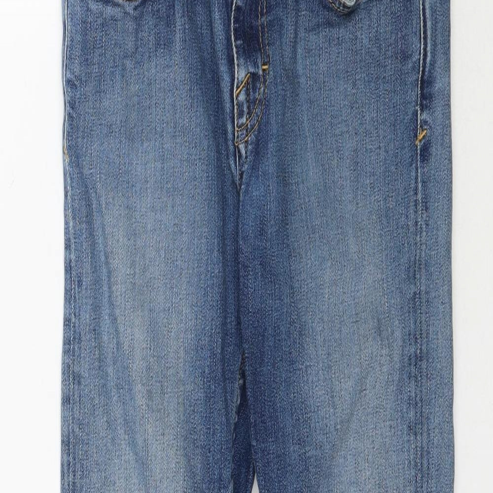 Womens UK Size 27 in Preworn Regular Fit Skinny Blue Jeans