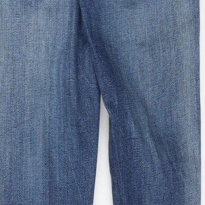 Womens UK Size 27 in Preworn Regular Fit Skinny Blue Jeans