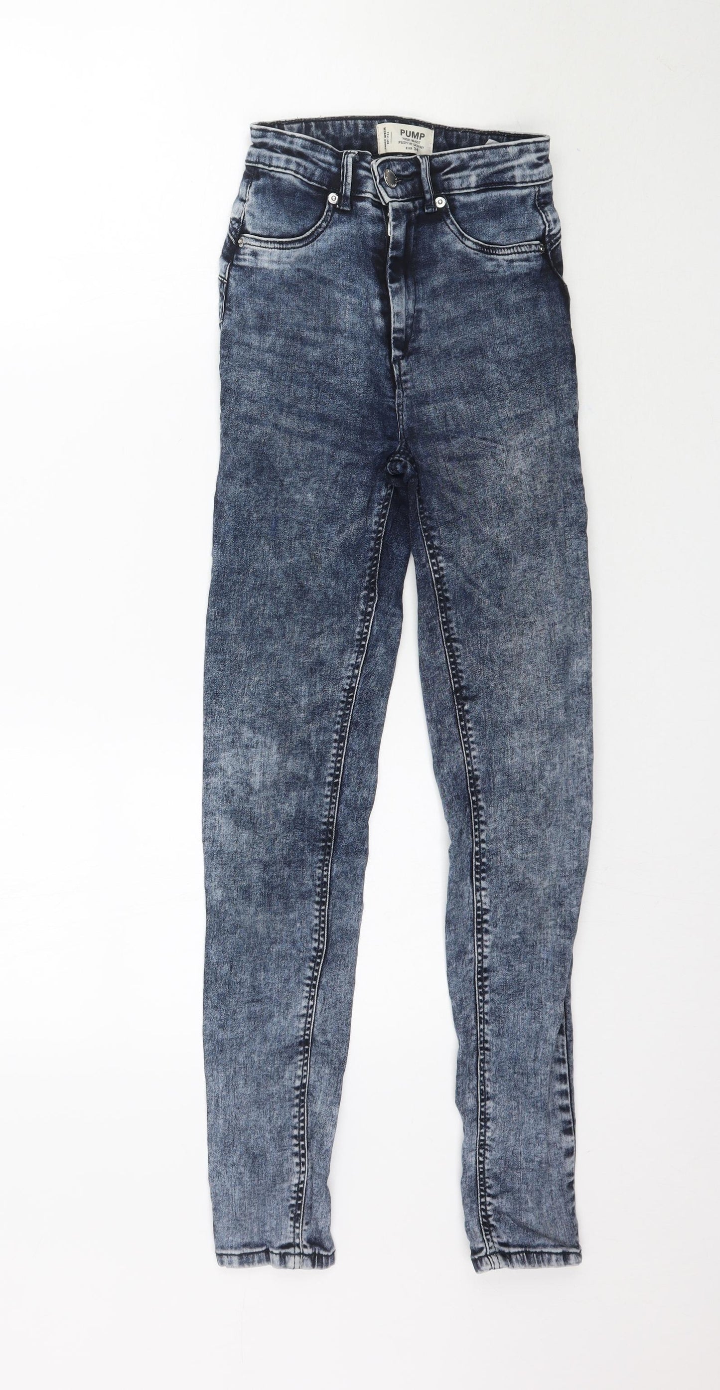 Womens UK Size 6 TALLY WEiJL Regular Fit Skinny Blue Jeans
