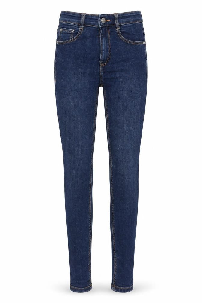 Womens UK Size 4 Pull&Bear Regular Fit Skinny Blue Jeans