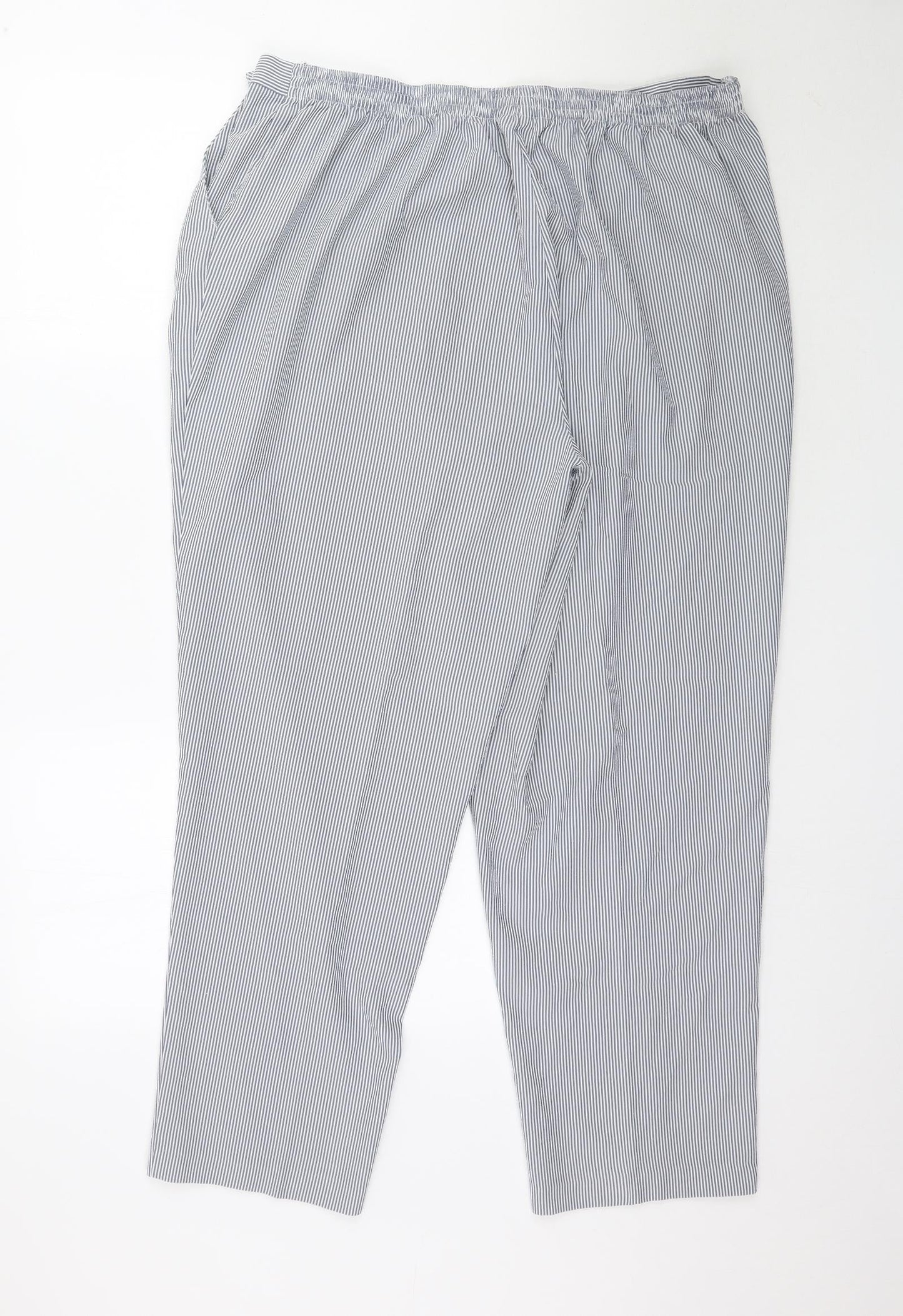 Womens UK Size 20 BM Regular Fit  Grey Trousers