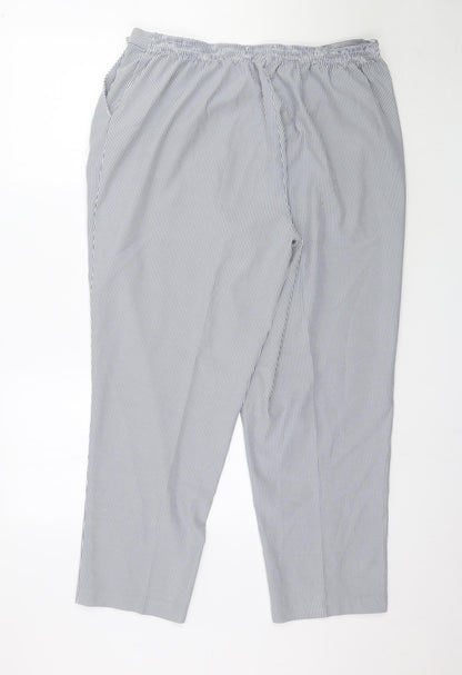 Womens UK Size 20 BM Regular Fit  Grey Trousers