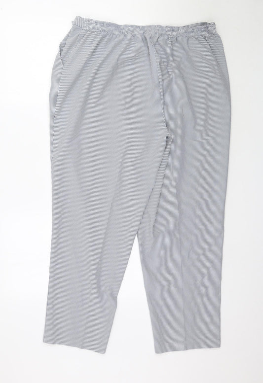 Womens UK Size 20 BM Regular Fit  Grey Trousers