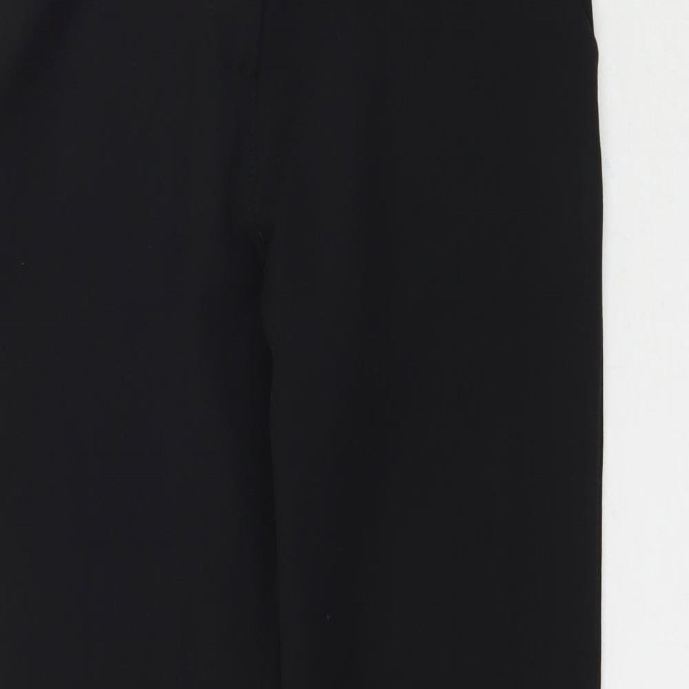 Womens UK Size 8 Reverse Regular Fit  Black Trousers