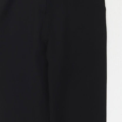 Womens UK Size 8 Reverse Regular Fit  Black Trousers