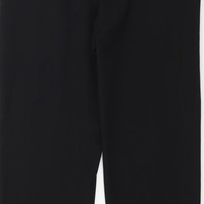 Womens UK Size 8 Reverse Regular Fit  Black Trousers