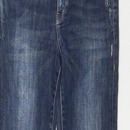 Mens UK Size 29 Object Regular Fit Skinny Blue Jeans