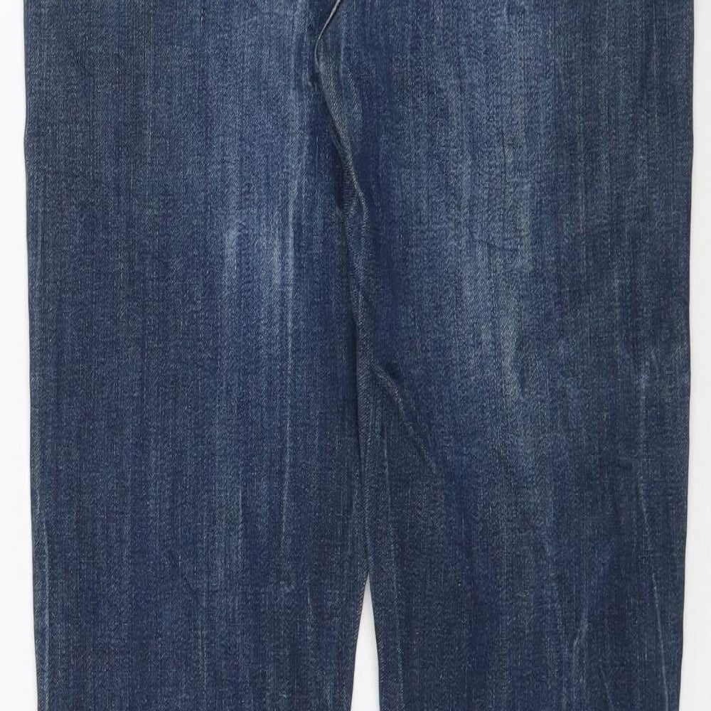 Mens UK Size 29 Object Regular Fit Skinny Blue Jeans