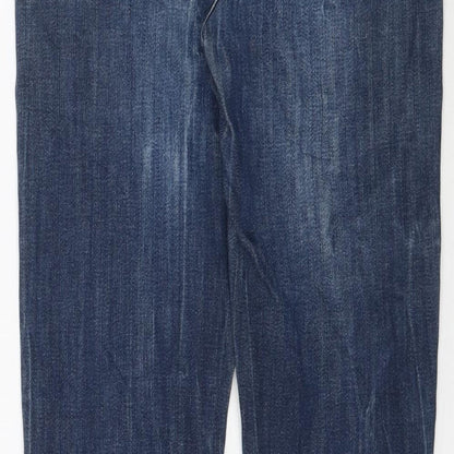 Mens UK Size 29 Object Regular Fit Skinny Blue Jeans