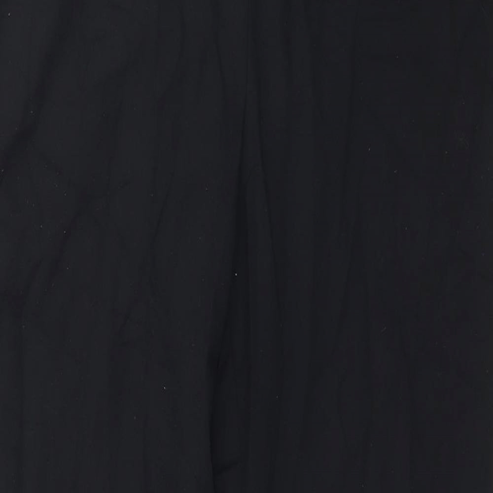 Womens UK Size M Preworn Regular Fit  Black Trousers