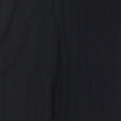 Womens UK Size M Preworn Regular Fit  Black Trousers