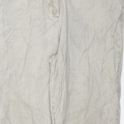 Womens UK Size 12 Marks and Spencer Regular Fit  Grey Trousers