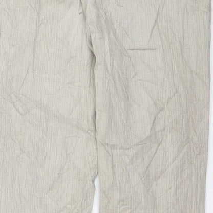 Womens UK Size 12 Marks and Spencer Regular Fit  Grey Trousers