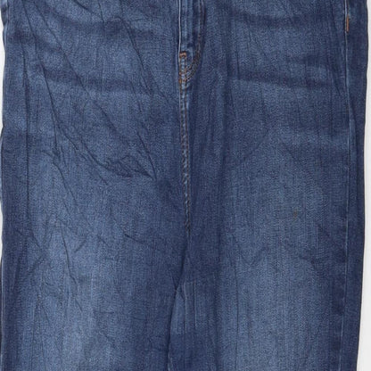 Womens UK Size 34 in Preworn Regular Fit Skinny Blue Jeans