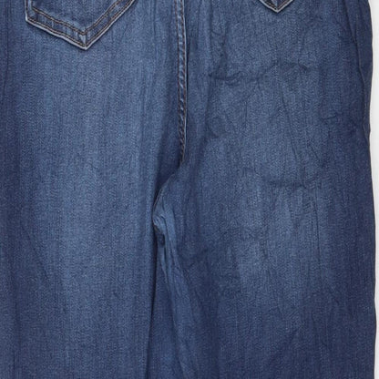 Womens UK Size 34 in Preworn Regular Fit Skinny Blue Jeans