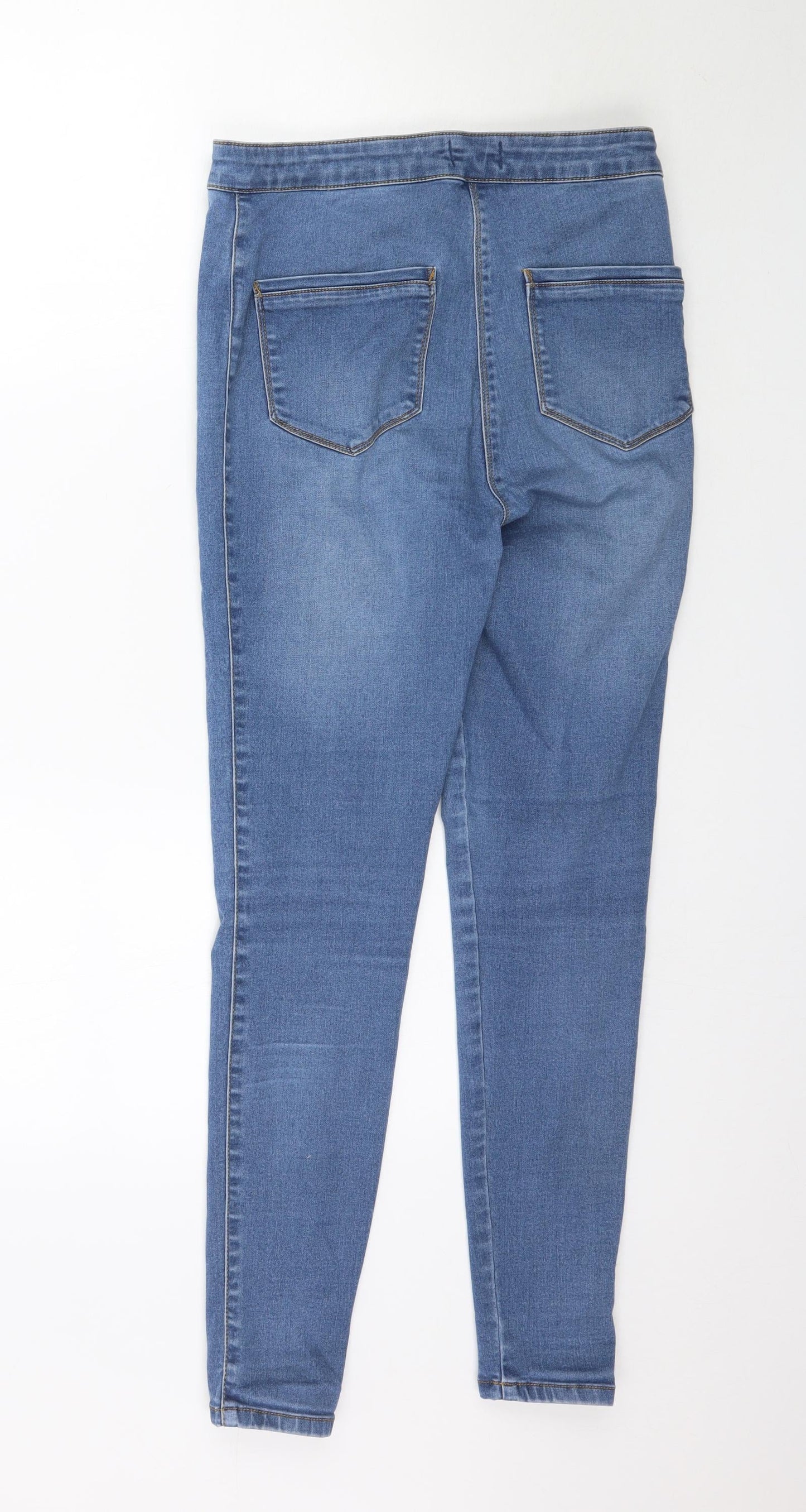 /Denim Womens Blue  Denim Skinny Jeans Size 12 L28 in