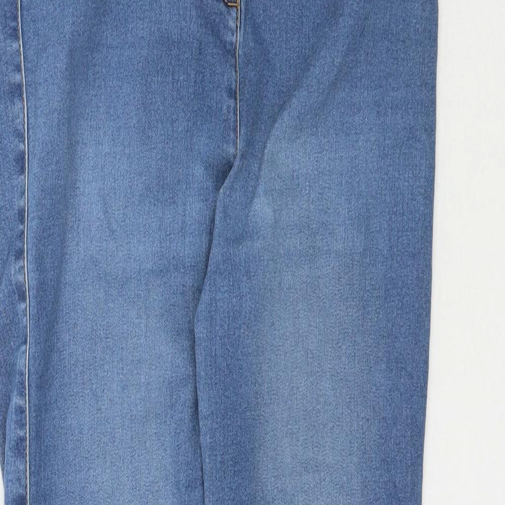 /Denim Womens Blue  Denim Skinny Jeans Size 12 L28 in
