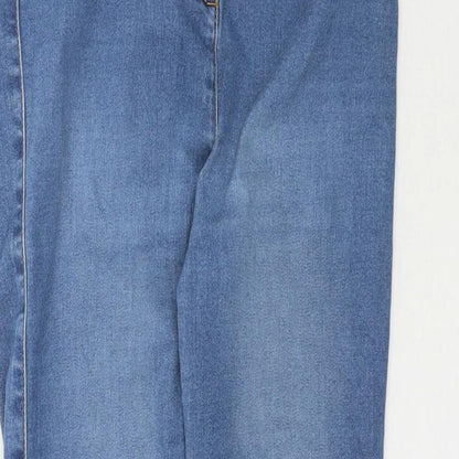 /Denim Womens Blue  Denim Skinny Jeans Size 12 L28 in