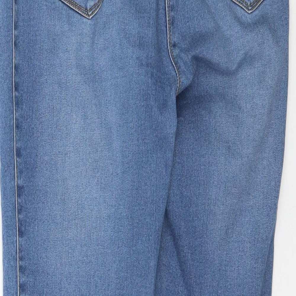 /Denim Womens Blue  Denim Skinny Jeans Size 12 L28 in