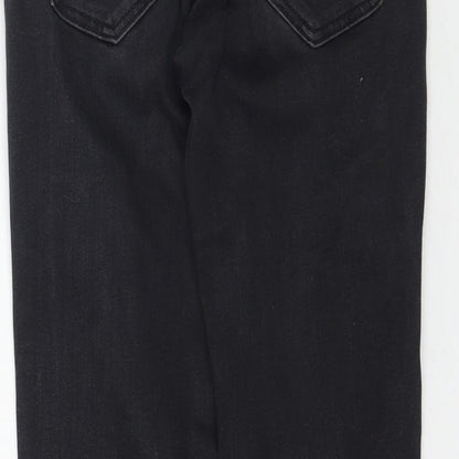 Z1975 Womens Black  Denim Skinny Jeans Size 28 in L26 in - Raw hem