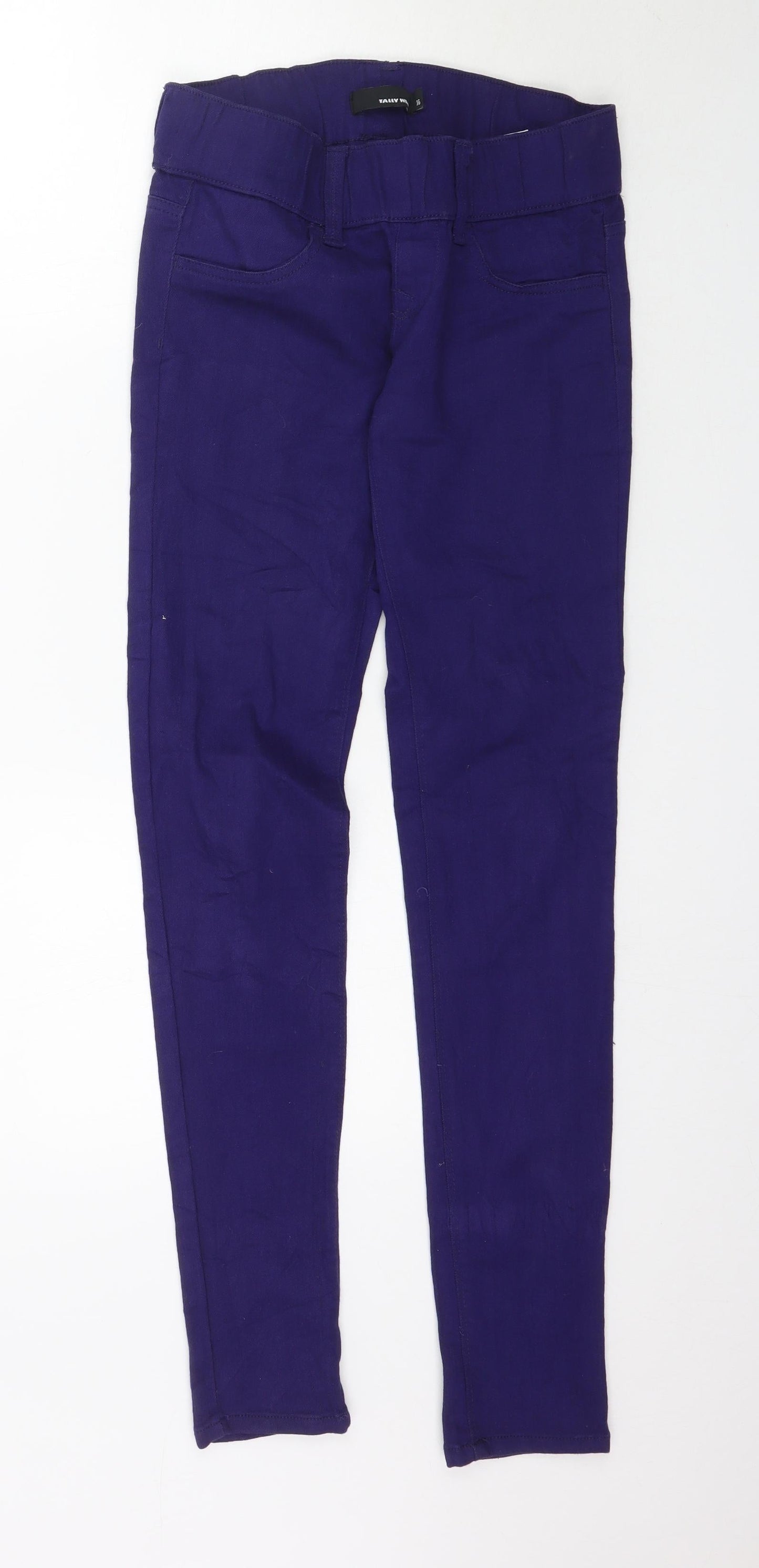 Womens UK Size 8 TALLY WEiJL Regular Fit Jegging Purple Jeans