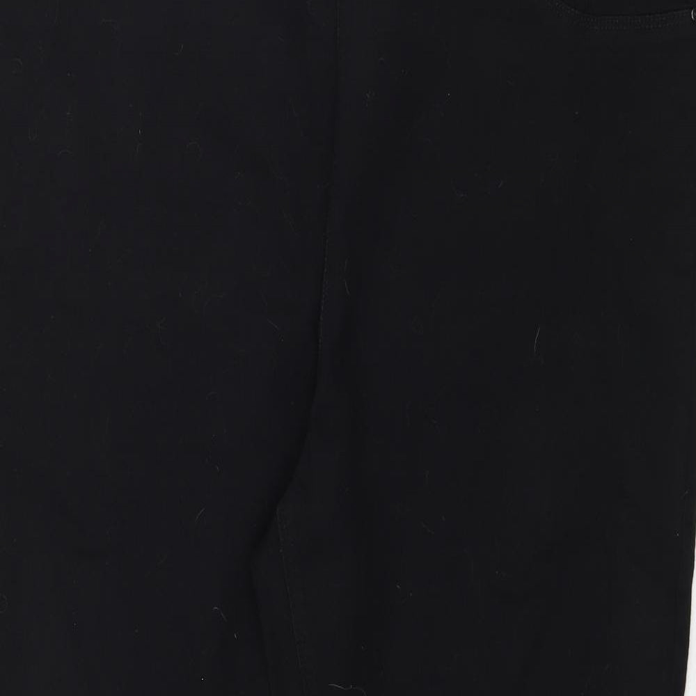 Womens UK Size XL Preworn Regular Fit Jegging Black Jeans