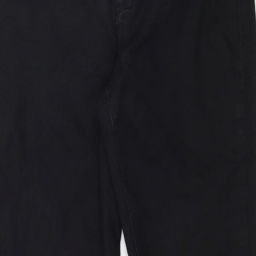 Womens UK Size 4 Royalty Regular Fit Skinny Black Jeans