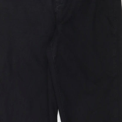 Womens UK Size 4 Royalty Regular Fit Skinny Black Jeans