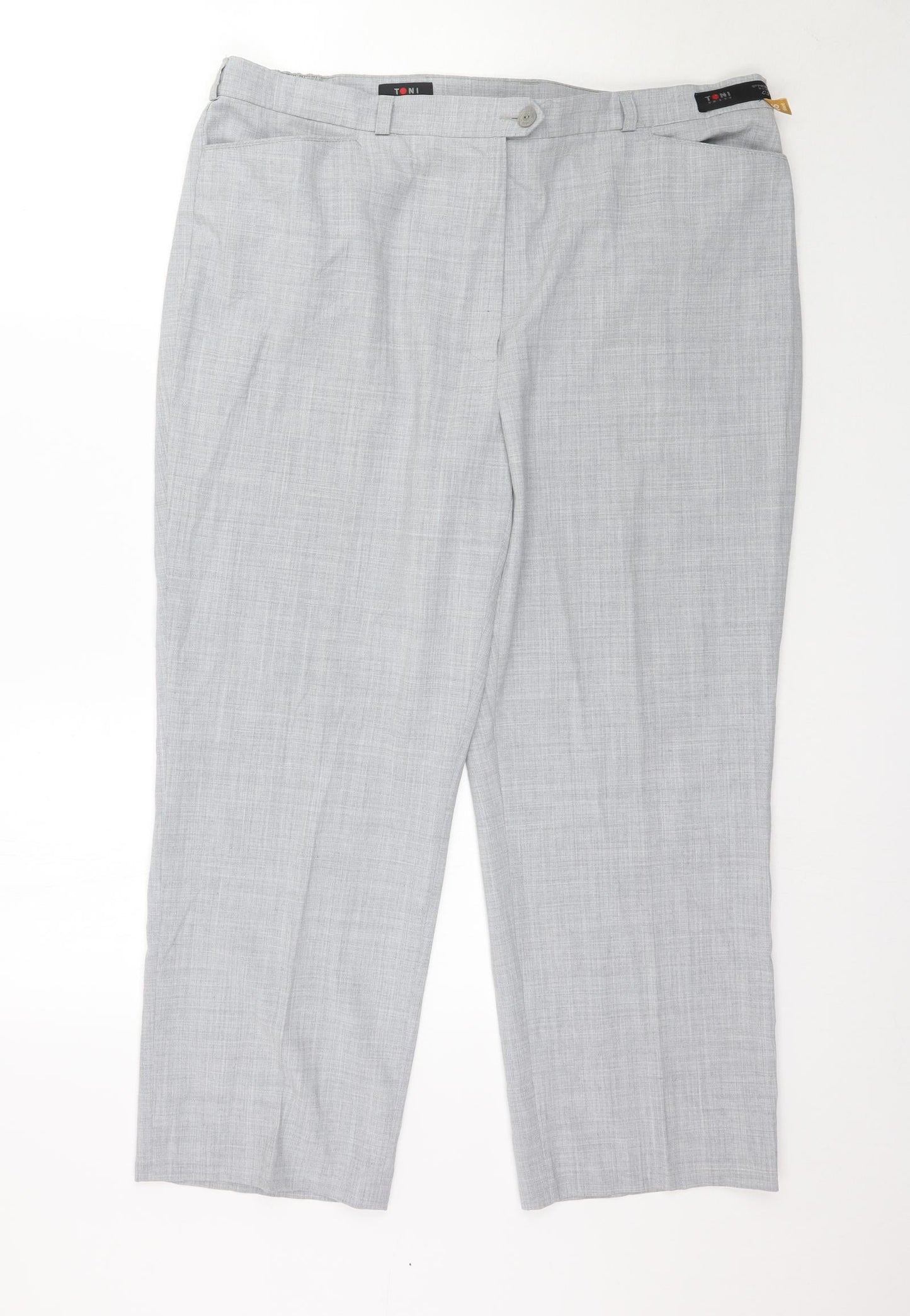 Toni Dress Womens Grey   Trousers  Size 18 L25 in
