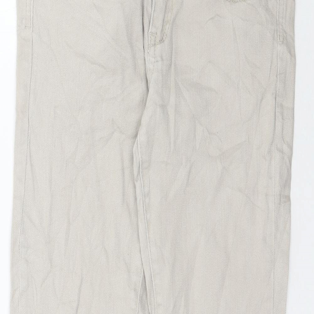 Womens UK Size 32 in Preworn Regular Fit Skinny Beige Jeans
