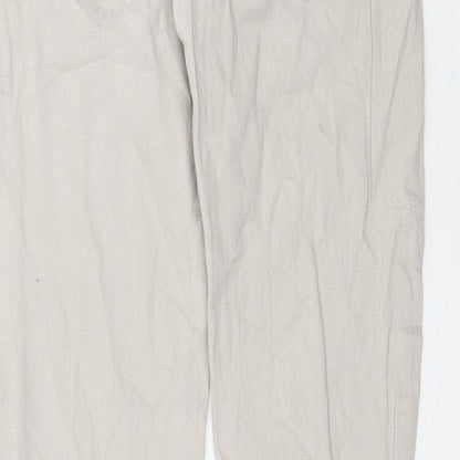 Womens UK Size 32 in Preworn Regular Fit Skinny Beige Jeans