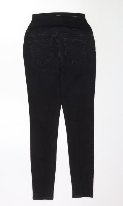 George Womens Black  Denim Skinny Jeans Size 10 L28 in