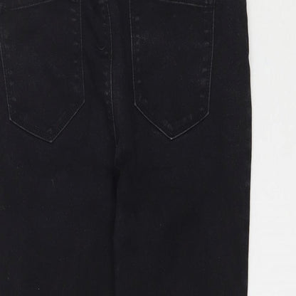 George Womens Black  Denim Skinny Jeans Size 10 L28 in