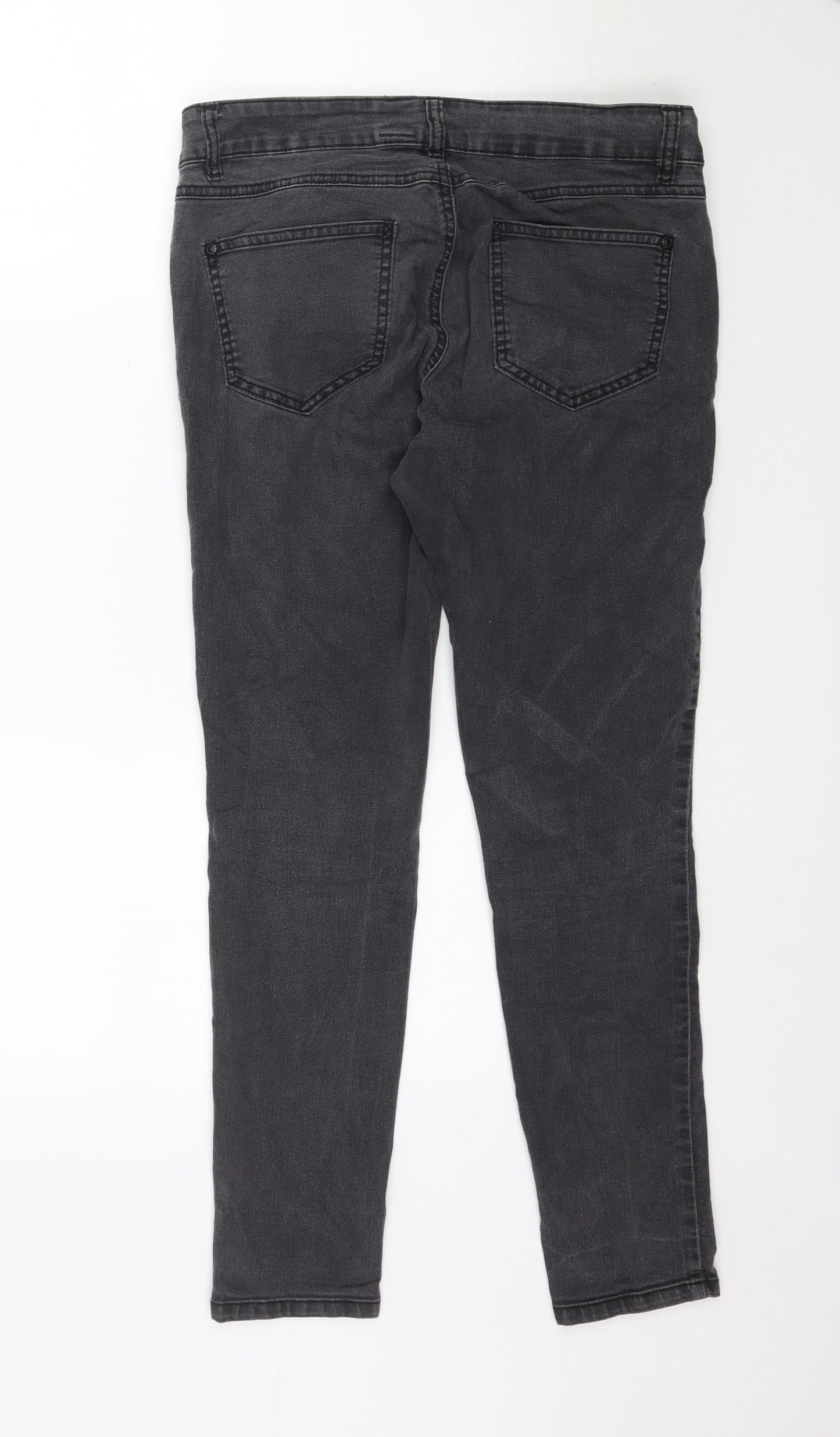 Womens UK Size 12 Yes Yes Regular Fit Skinny Grey Jeans