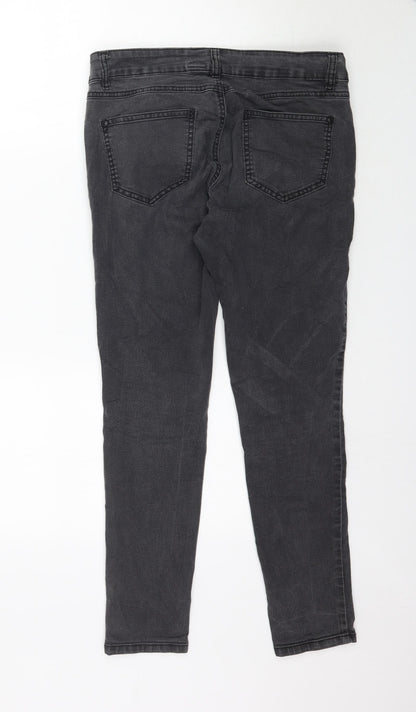 Womens UK Size 12 Yes Yes Regular Fit Skinny Grey Jeans