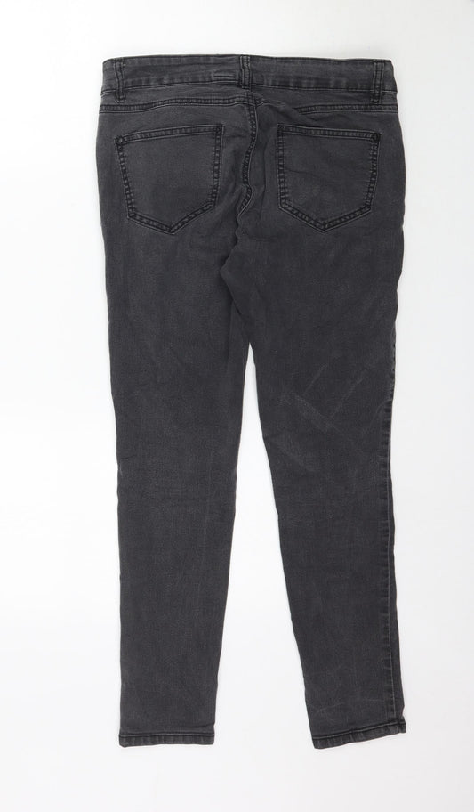 Womens UK Size 12 Yes Yes Regular Fit Skinny Grey Jeans