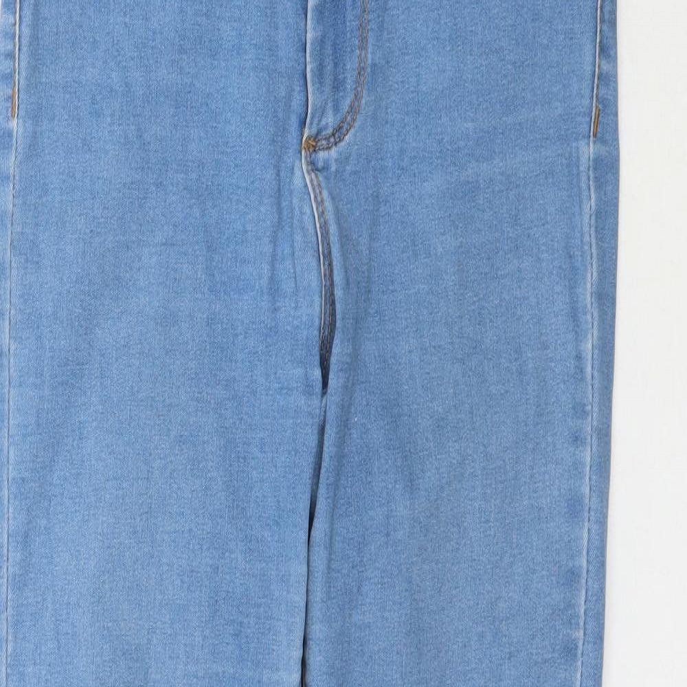 Denim Co. Womens Blue  Denim Skinny Jeans Size 8 L26 in