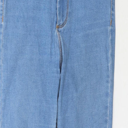 Denim Co. Womens Blue  Denim Skinny Jeans Size 8 L26 in